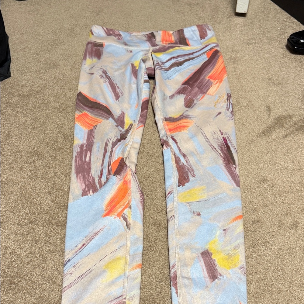 Alo paint swirl leggings